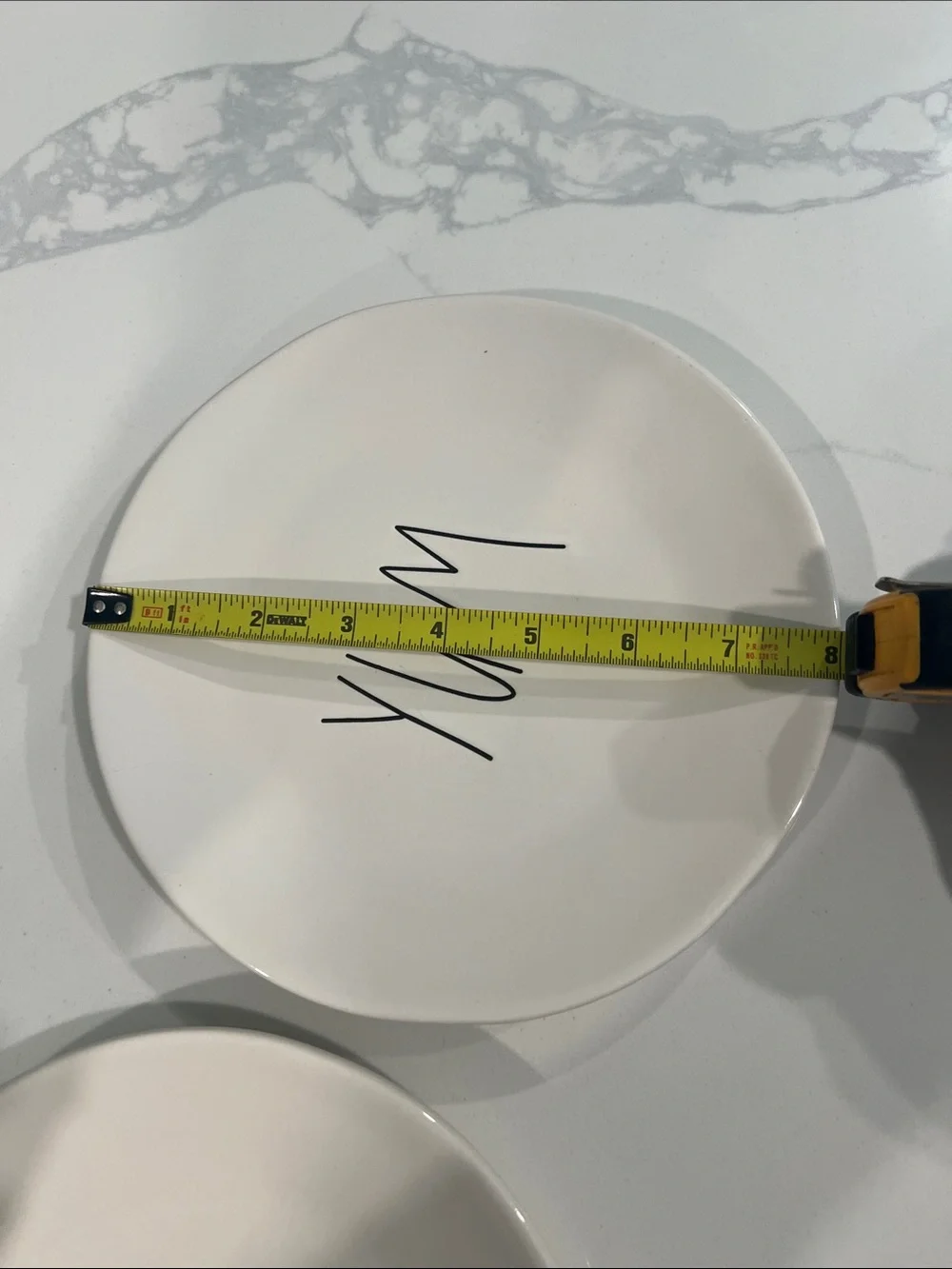 Rae Dunn 2pc YUM Plates.